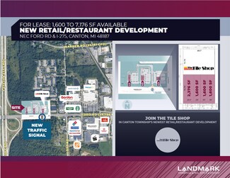 Plus de détails pour 40150-40164 Ford Rd, Canton Township, MI - Commerce de détail à louer