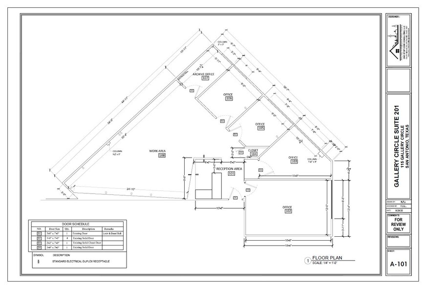 115 Gallery Cir, San Antonio, TX for sale - Floor Plan - Image 1 of 1