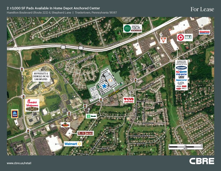 Hamilton Blvd & Grange Road, Trexlertown, PA à louer - Aérien - Image 2 de 3