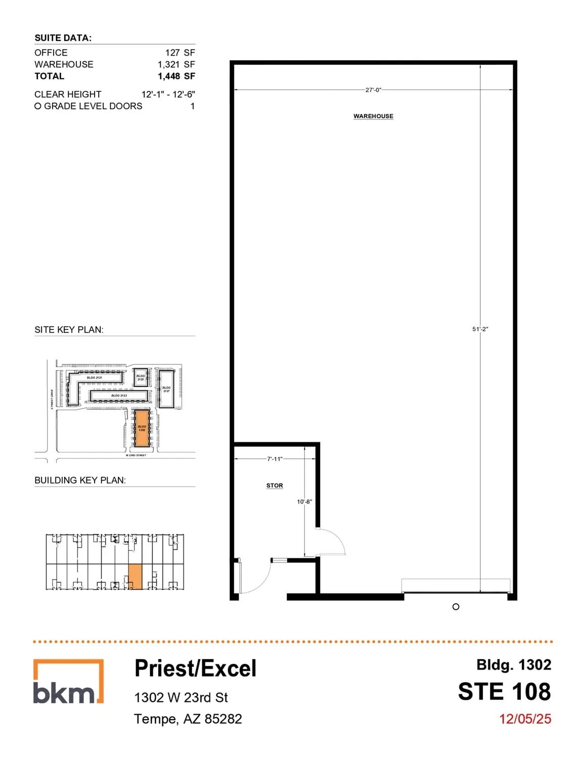 2121 S Priest Dr, Tempe, AZ for lease Floor Plan- Image 1 of 1