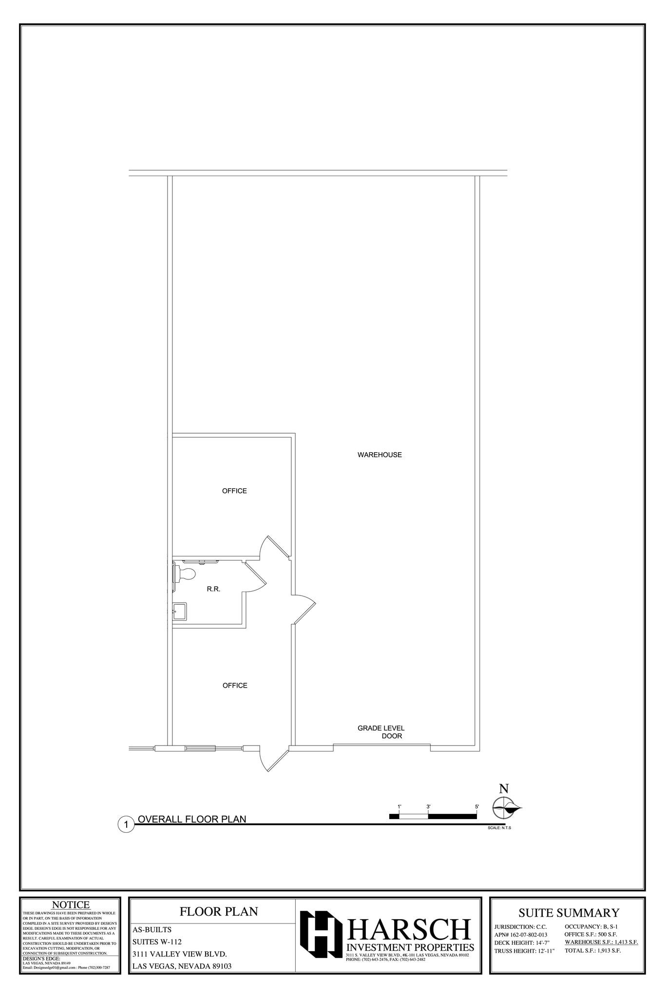 3111 S Valley View Blvd, Las Vegas, NV à louer Plan de site- Image 1 de 1