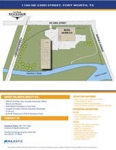 1100 NE 23rd St, Fort Worth, TX à louer Plan de site- Image 1 de 1