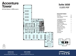 500 W Madison St, Chicago, IL for lease Floor Plan- Image 1 of 1