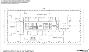 1100 Spring St NW, Atlanta, GA à louer Plan d’étage- Image 1 de 1