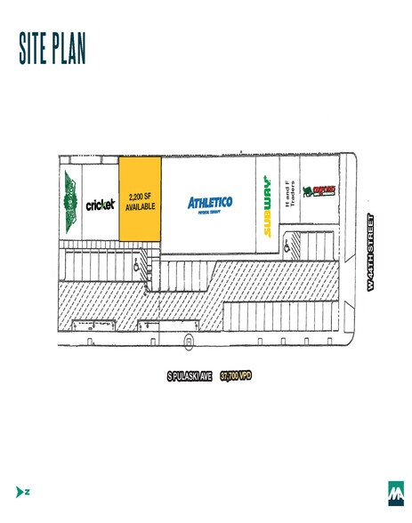4400-4424 S Pulaski Rd, Chicago, IL for lease - Site Plan - Image 2 of 3