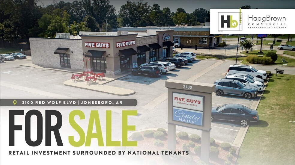 2100 Red Wolf Blvd, Jonesboro, AR à vendre - Photo du bâtiment - Image 1 de 9