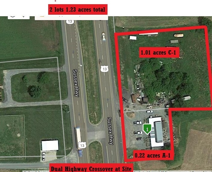 0 E Route 13 HW Sussex Highway, Bridgeville, DE for sale Plat Map- Image 1 of 2