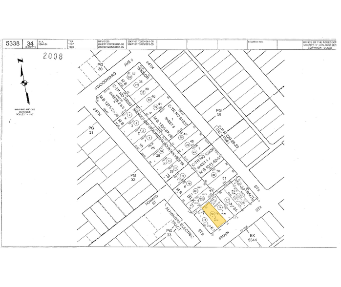 433-437 W Main St, Alhambra, CA for sale - Plat Map - Image 2 of 2