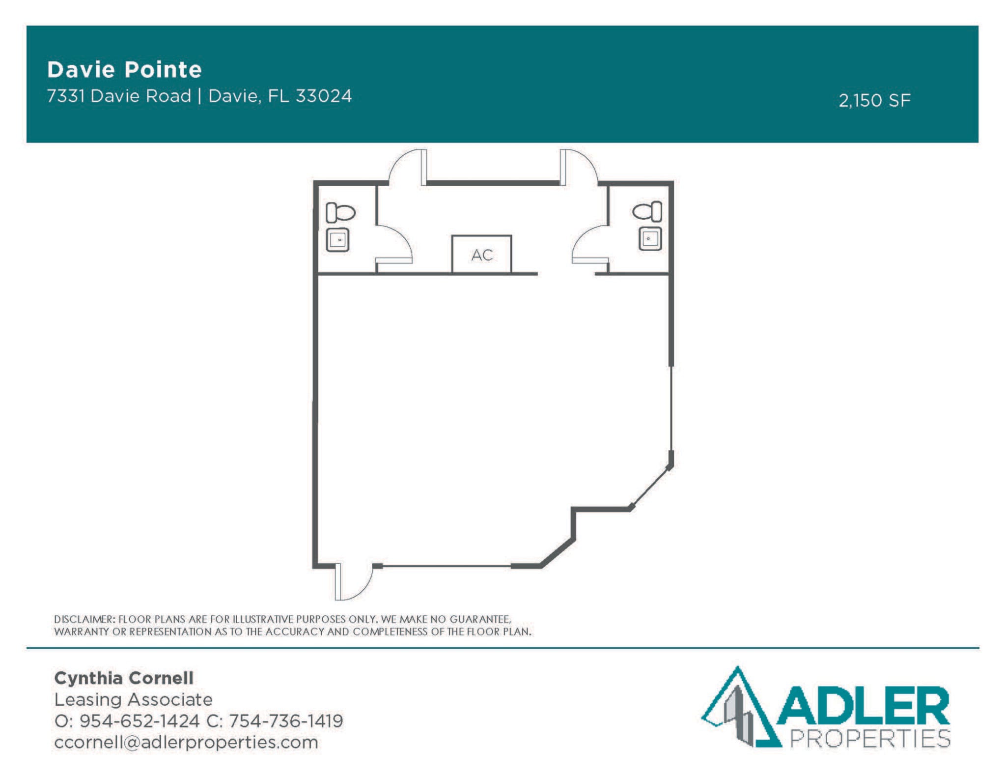 7331-7399 Davie Road Ext, Hollywood, FL à louer Plan d’étage- Image 1 de 9