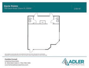 7331-7399 Davie Road Ext, Hollywood, FL à louer Plan d’étage- Image 1 de 9