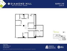 2490 W 26th Ave, Denver, CO à louer Plan d’étage- Image 1 de 2