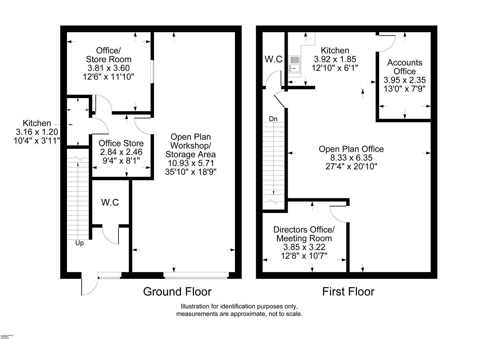 Arthur St, Redditch à louer Plan d’étage- Image 1 de 1