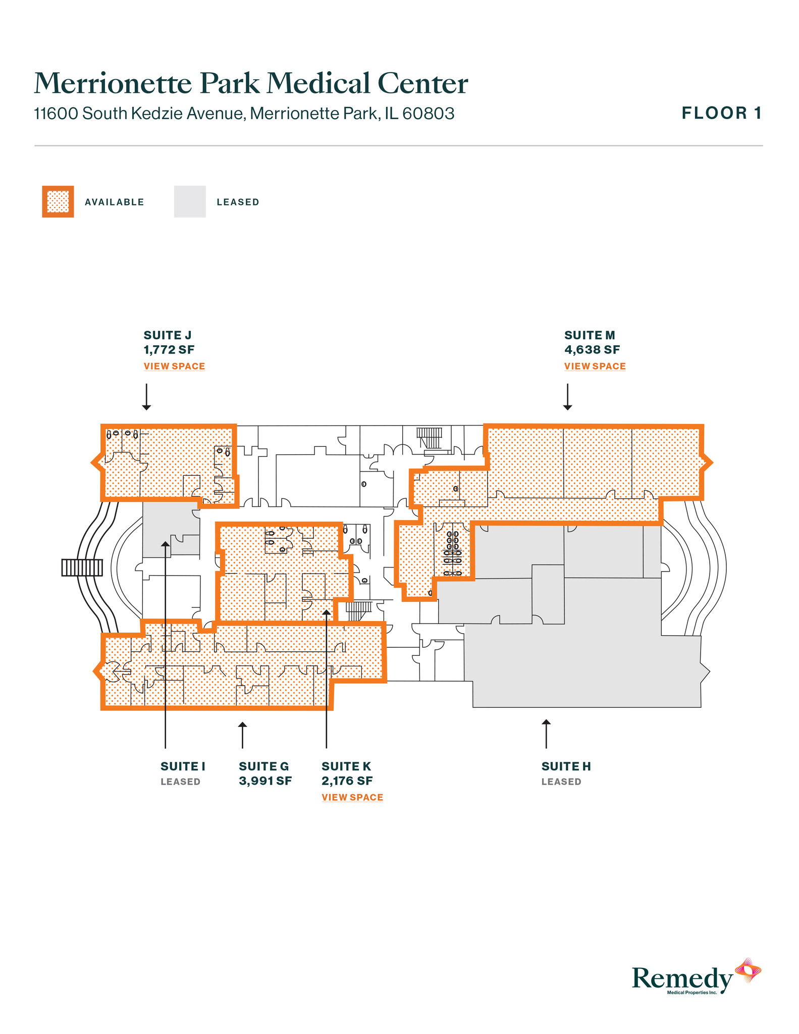 11600-11630 S Kedzie Ave, Merrionette Park, IL à louer Plan d  tage- Image 1 de 7