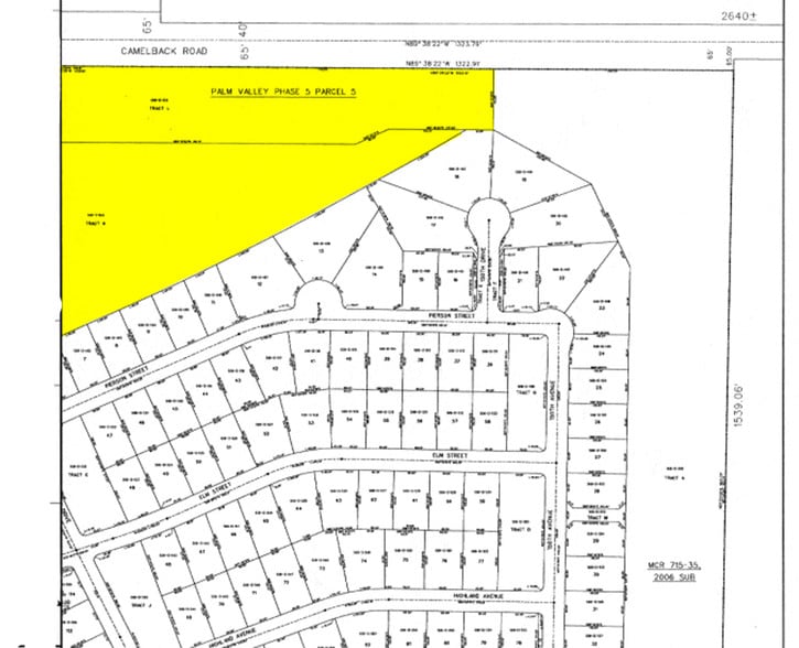 SEC 152nd & Camelback Rd, Goodyear, AZ for sale - Plat Map - Image 2 of 16