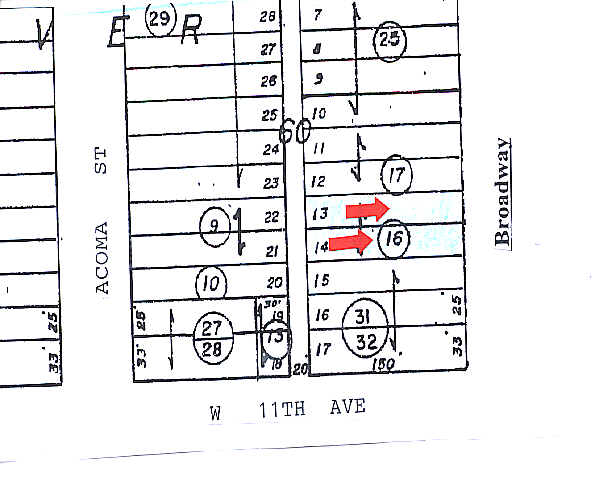 1115 Broadway, Denver, CO à vendre - Plan cadastral - Image 1 de 1