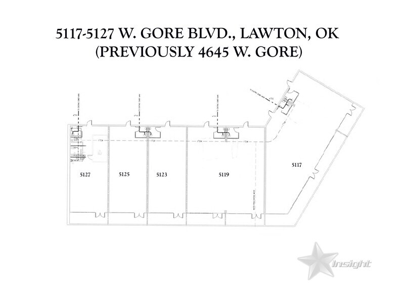 5117-5127 W Gore Blvd, Lawton, OK à vendre - Photo du bâtiment - Image 2 de 2