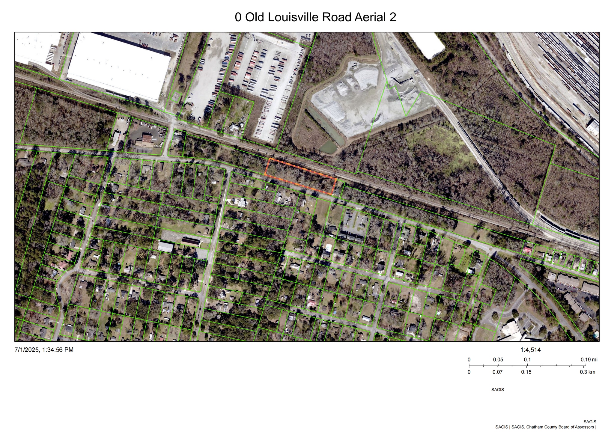 0 Old Louisville Rd, Savannah, GA for sale Aerial- Image 1 of 2