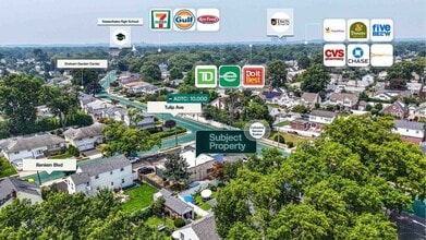 1119 Tulip Ave, Franklin Square, NY - AERIAL  map view