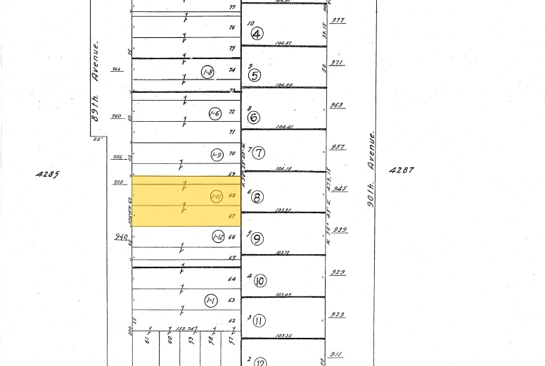 950 89th Ave, Oakland, CA for sale - Plat Map - Image 2 of 3