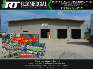 Plus de détails pour 1649 SE South Niemeyer Cir, Port Saint Lucie, FL - Industriel à vendre