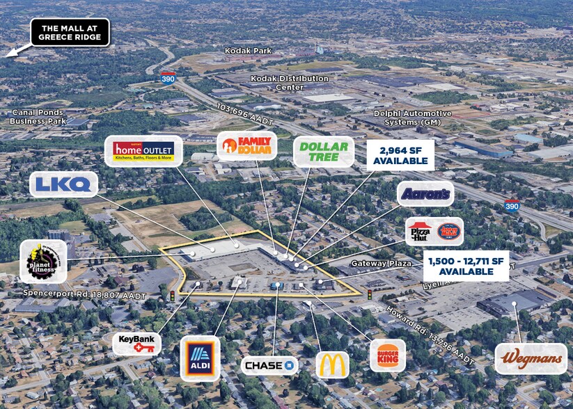 20-42 Spencerport Rd, Rochester, NY à louer - Aérien - Image 2 de 6