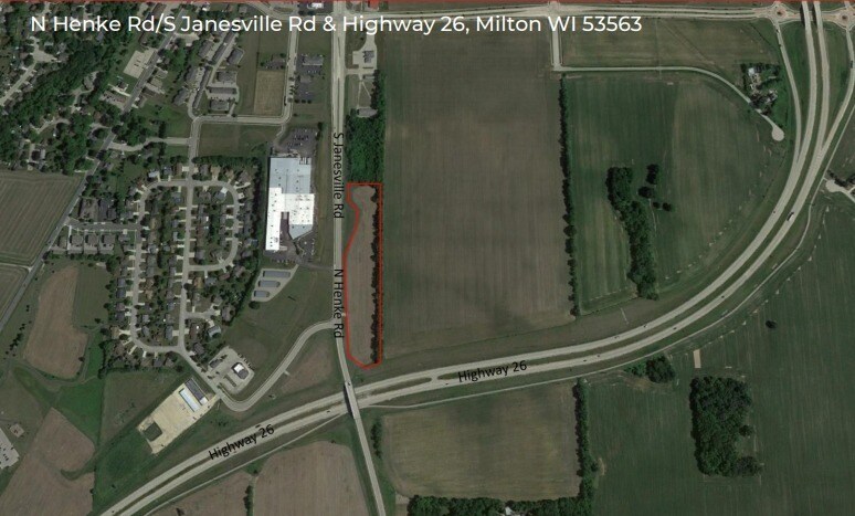 N Henke Rd/S Janesville Rd & Highway 26, Milton, WI à vendre Photo du bâtiment- Image 1 de 2