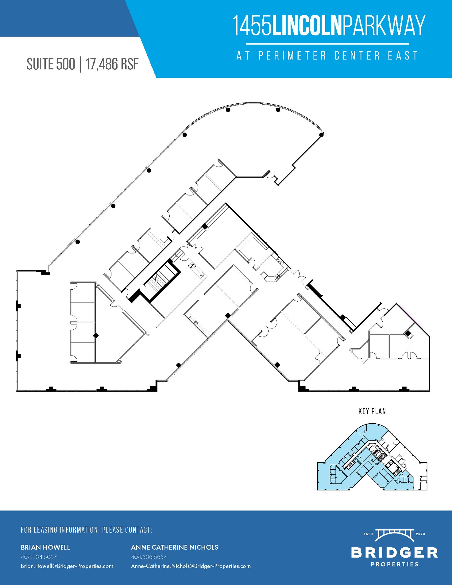 1455 Lincoln Pkwy E, Atlanta, GA à louer Plan d’étage- Image 1 de 1
