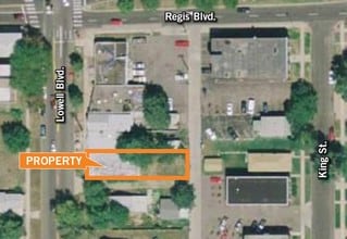 4970 Lowell Blvd, Denver, CO - AÉRIEN  Vue de la carte