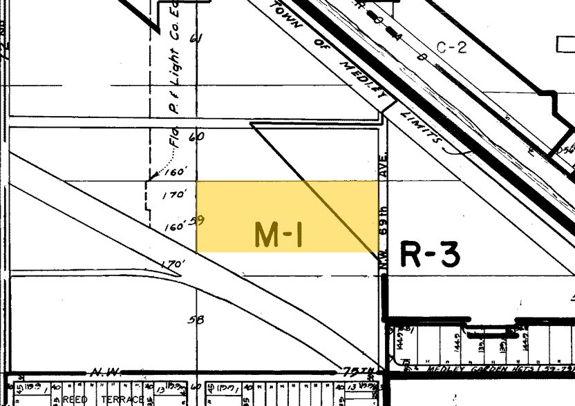 7600-7660 NW 69th Ave, Medley, FL à louer - Plan cadastral - Image 2 de 5