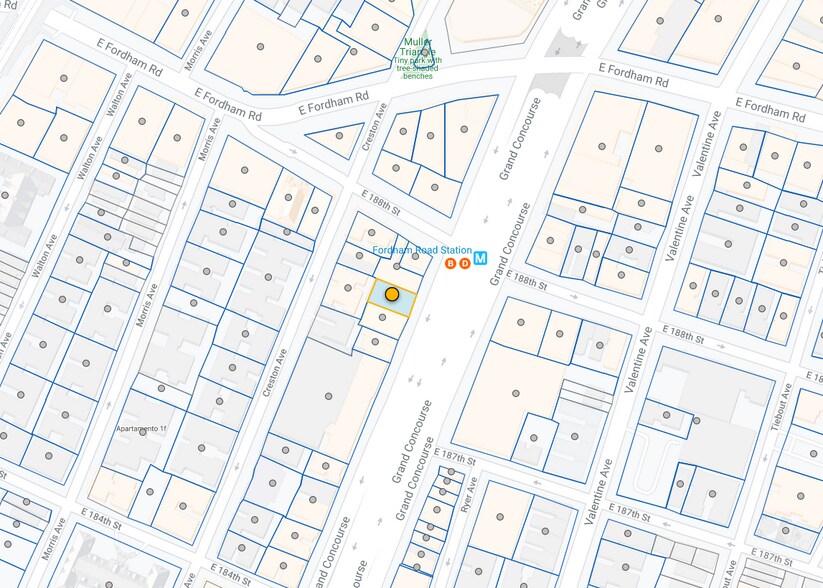 2431 Grand Concourse, Bronx, NY à louer - Plan cadastral - Image 2 de 3