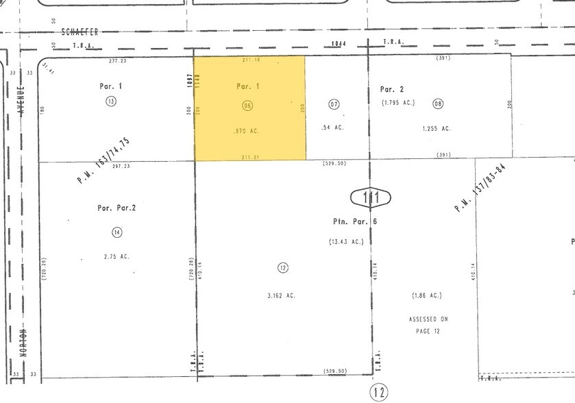 4351 Schaefer Ave, Chino, CA à louer - Plan cadastral - Image 2 de 11