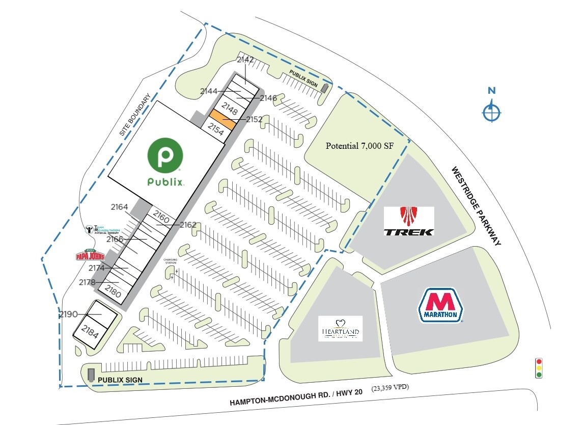 120 Westridge Pky, McDonough, GA for lease Site Plan- Image 1 of 2