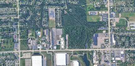 Simone Industrial Dr, Shelby Township, MI - Aérien Vue de la carte