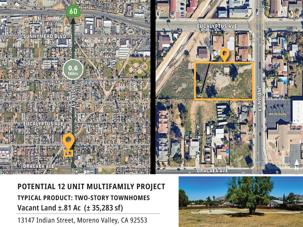 13147 Indian st, Moreno Valley, CA for sale Aerial- Image 1 of 6