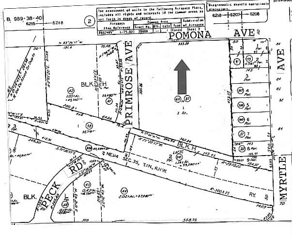 120-146 W Pomona Ave, Monrovia, CA à vendre - Plan cadastral - Image 3 de 15