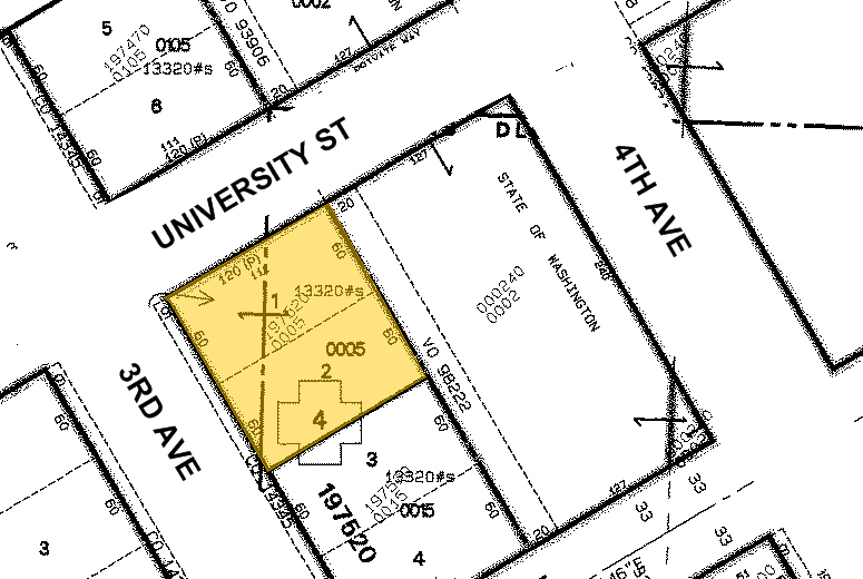 1218 3rd Ave, Seattle, WA à louer - Plan cadastral - Image 2 de 2