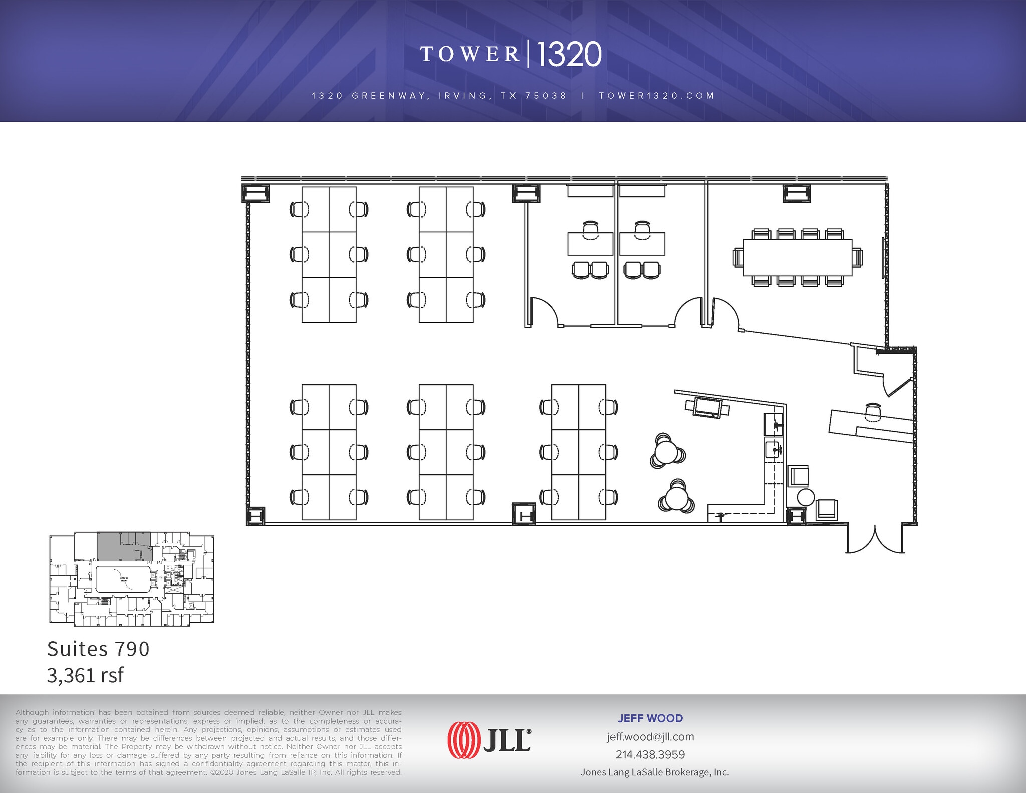 1320 Greenway Dr, Irving, TX à louer Plan d’étage- Image 1 de 2