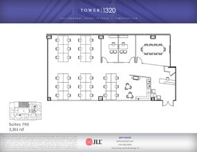 1320 Greenway Dr, Irving, TX à louer Plan d’étage- Image 1 de 2