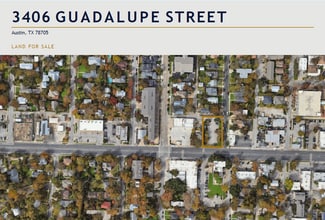 Plus de détails pour 3406 Guadalupe St, Austin, TX - Terrain à vendre