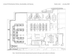 17550 N Perimeter Dr, Scottsdale, AZ à louer Plan d  tage- Image 1 de 2