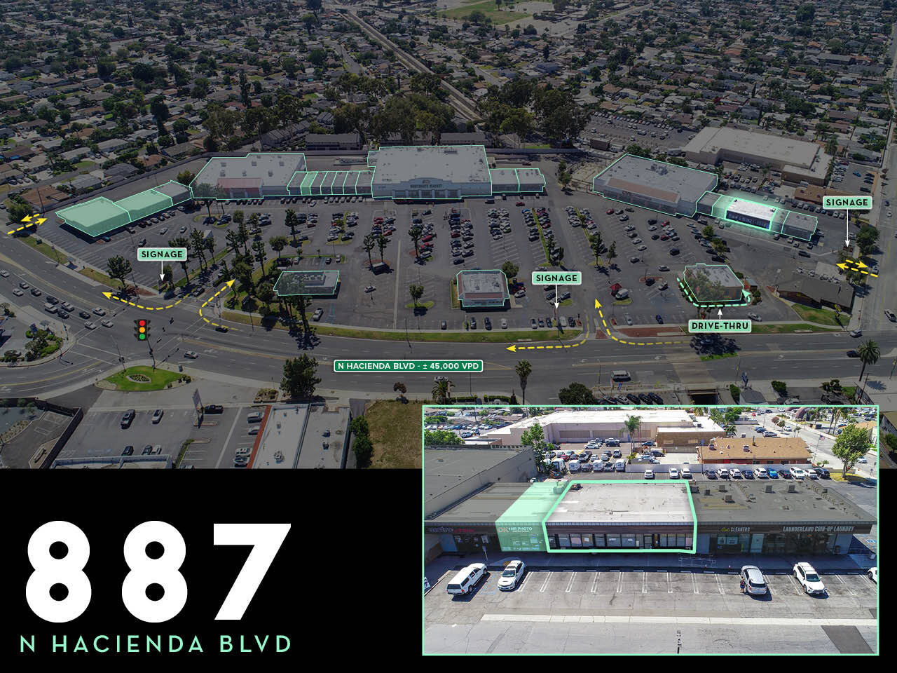 755-899 N Hacienda Blvd, La Puente, CA for lease Building Photo- Image 1 of 1