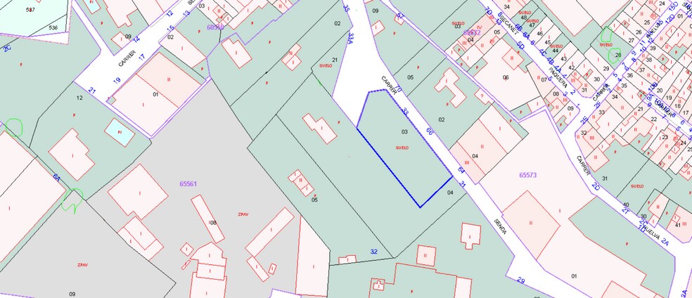 Carrer Senda dels Pescadors, 33, Vila-real, Castellón for sale - Plat Map - Image 2 of 2