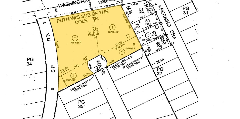 12444-12458 Washington Blvd, Whittier, CA for sale - Plat Map - Image 1 of 1