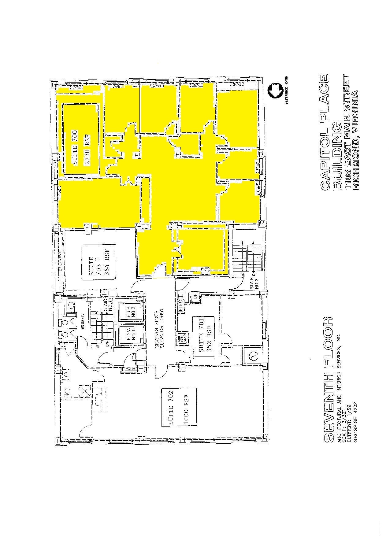 1108 E Main St, Richmond, VA for lease Floor Plan- Image 1 of 1