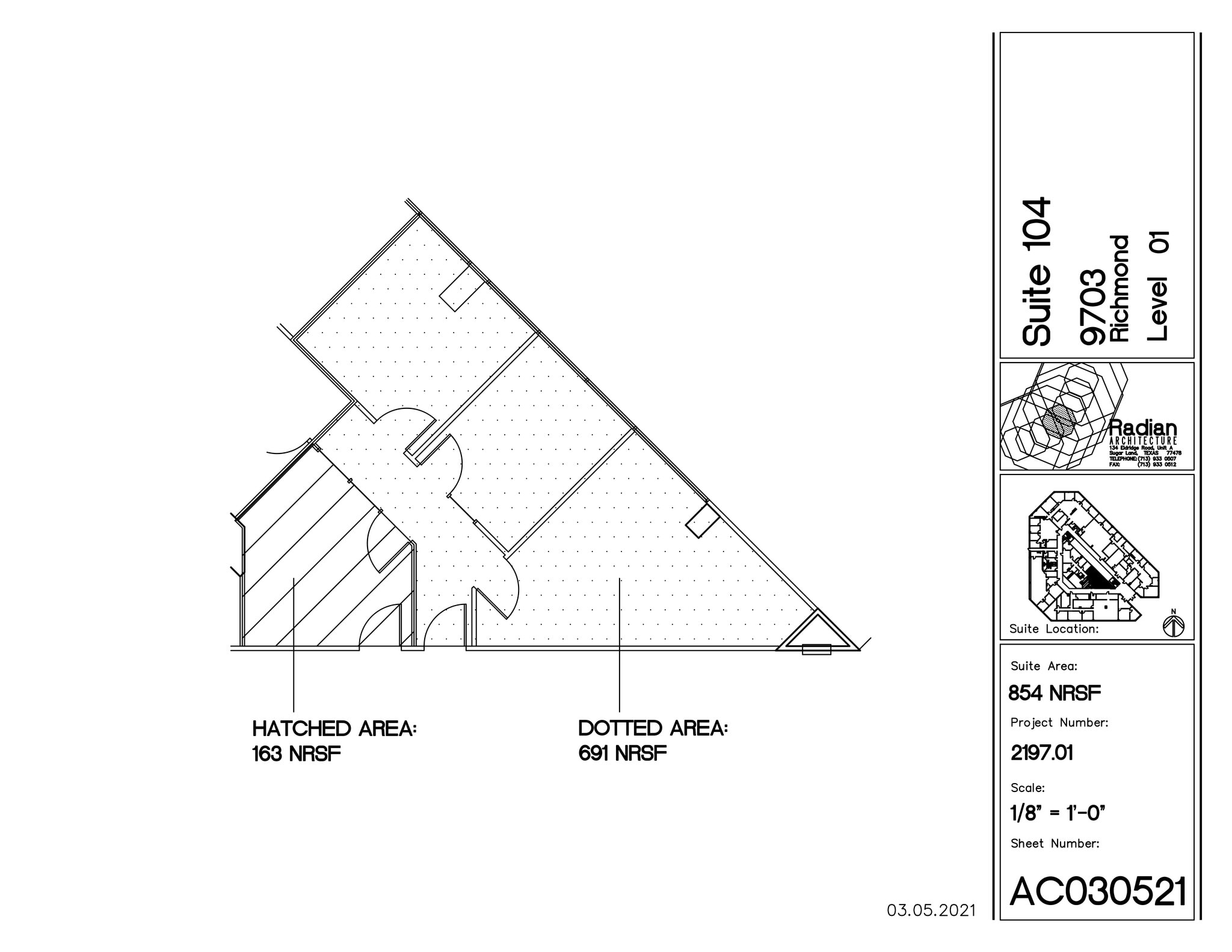 9703 Richmond Ave, Houston, TX à louer Plan de site- Image 1 de 3