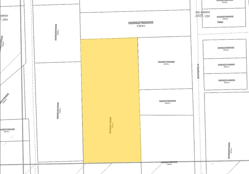 9129 Elam Rd, Dallas, TX à vendre - Plan cadastral - Image 2 de 7