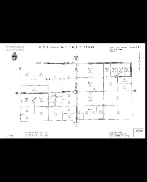 Lakeview Rd, Newberry Springs, CA for sale - Plat Map - Image 2 of 2