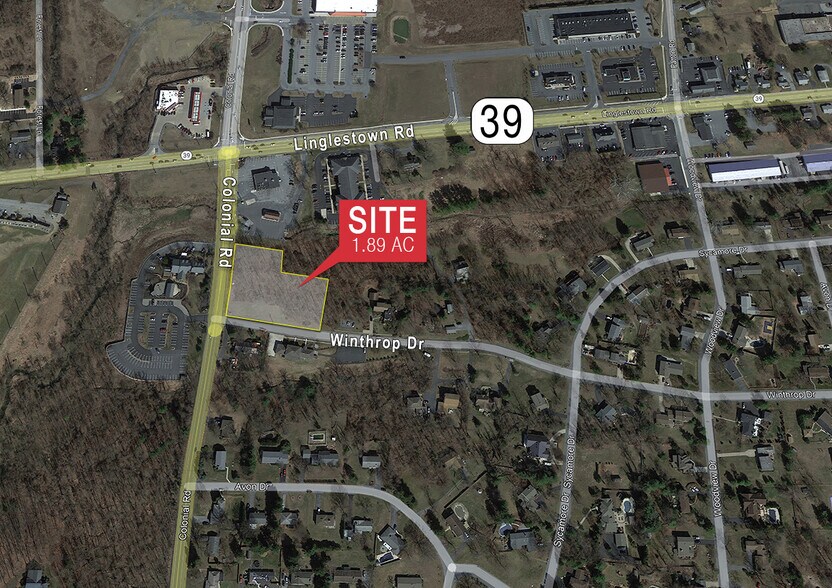 Colonial & Winthrop Rd, Harrisburg, PA à vendre - Aérien - Image 2 de 5