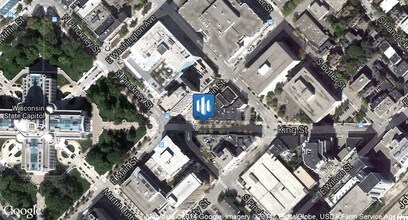 104 King St, Madison, WI - AERIAL  map view