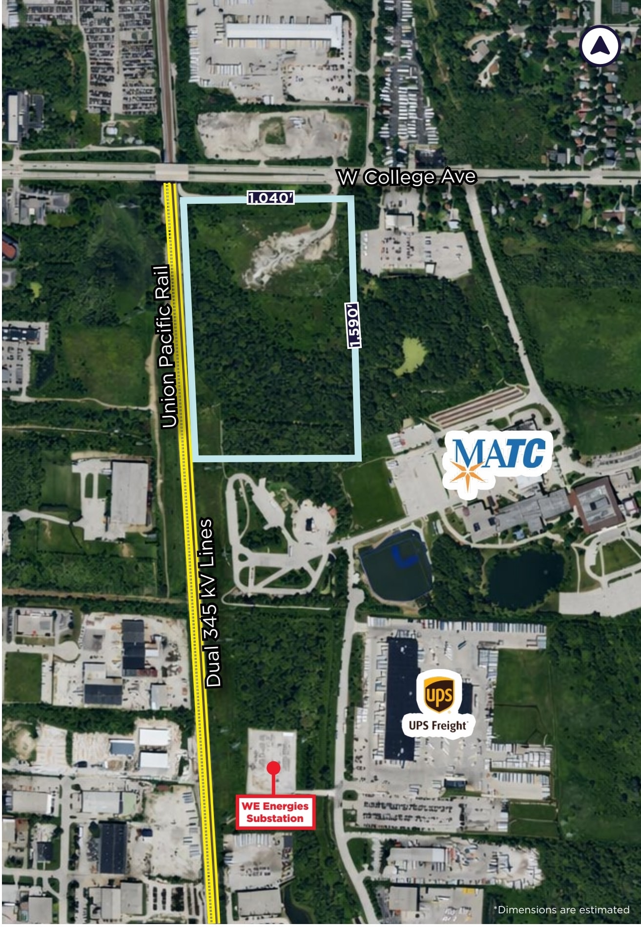 813 W College Ave, Milwaukee, WI for sale Aerial- Image 1 of 3